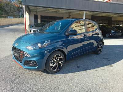 Hyundai i10 1.0 T-GDI N Line - NUOVA - PRONTA CONSEGNA Blu/Azzurro usata Genova