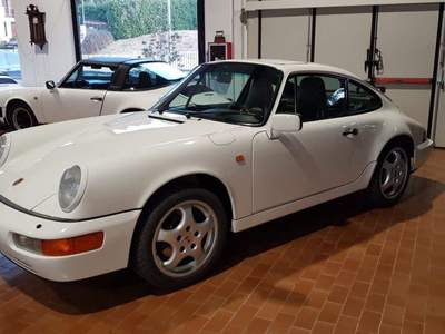 Porsche 911 964 Coupè Carrera 4 asi  Book service Bianco usata Cazzano Sant'Andrea