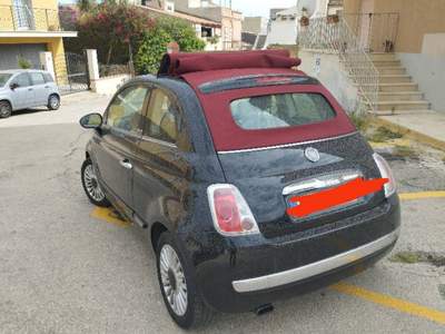Fiat 500 500 cabrio diesel 75 cv  Nero usata Ragusa