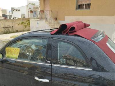 Fiat 500 500 cabrio diesel 75 cv  Nero usata Ragusa