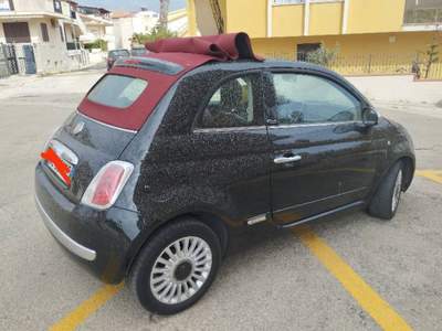 Fiat 500 500 cabrio diesel 75 cv  Nero usata Ragusa
