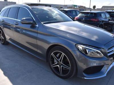 Mercedes-Benz Classe C d S.W. Auto Premium *AMG,TETTO,SEDILI RISC.* Grigio usata San Vito dei Normanni