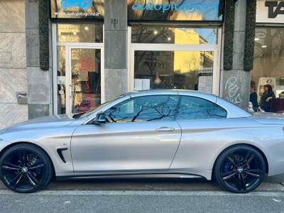BMW Serie 4 420d d Cabrio Msport Grigio usata Torino