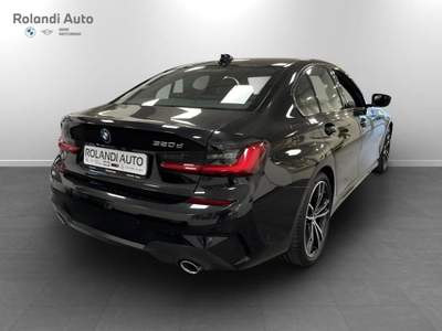 BMW Serie 3 325td d mhev 48V xdrive Msport auto Nero usata Casale Monferrato