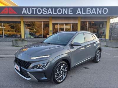 Hyundai Kona HEV 1.6 DCT XLine PER NEOPATENTATI Grigio usata ALBANO SANT'ALESSANDRO