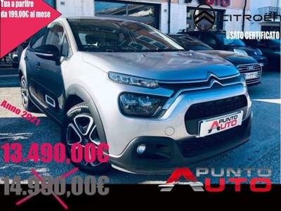 Citroen C3 BlueHDi 100 S&S Feel Pack Grigio usata Isernia