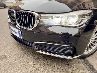 BMW Serie 7 730d D LUXURY NERA PELLE NERA FULL KM 133000! Nero usata Torino