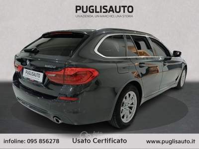 BMW Serie 5 520d d xDrive Touring Business Grigio usata BELPASSO