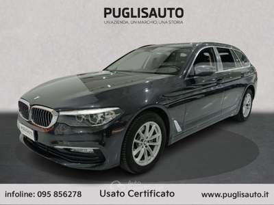 BMW Serie 5 520d d xDrive Touring Business Grigio usata BELPASSO