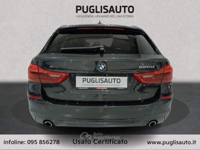 BMW Serie 5 520d d xDrive Touring Business Grigio usata BELPASSO