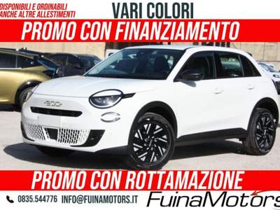 Fiat 600 1.2 100CV Hybrid PACK CONFORT Bianco usata Bernalda