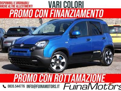Fiat Panda 1.0 S&S Hybrid Pandina CROSS Blu/Azzurro usata Bernalda