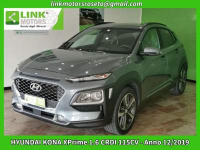 Hyundai Kona 1.6 CRDI 115 CV XPrime Grigio usata Roseto degli Abruzzi