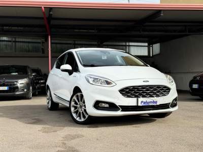 Ford Fiesta 1.0 Ecoboost 100 CV 5 porte Vignale Bianco usata Qualiano
