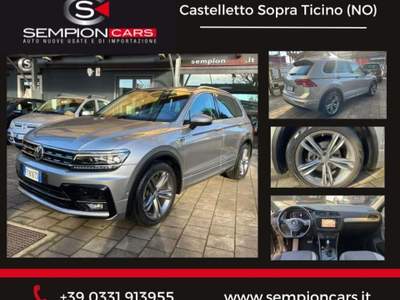 Volkswagen Tiguan 2.0 tdi R Line 150cv dsg LED/Cockpit/C19/EURO6d-Te Grigio usata Castelletto Sopra Ticino