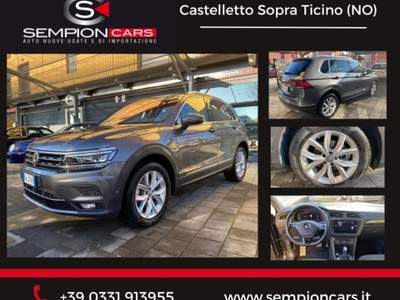 Volkswagen Tiguan 2.0 tdi Advanced 4motion 150cv dsg FULL Opional Grigio usata Castelletto Sopra Ticino