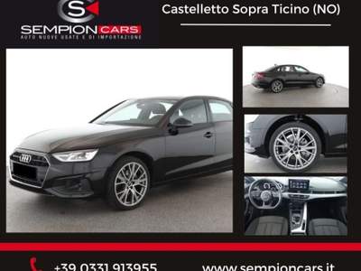 Audi A4 30 2.0 tdi mhev Business Advanced 136cv s-tronic Nero usata Castelletto Sopra Ticino