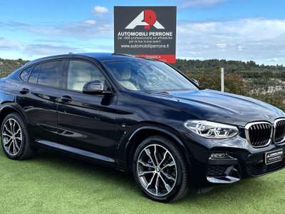 BMW X4 xDrive 30d M-Sport (APP/Virtual/Retro/Navi3D) Nero usata Castellaneta