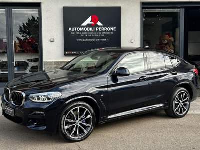 BMW X4 xDrive 30d M-Sport (APP/Virtual/Retro/Navi3D) Nero usata Castellaneta