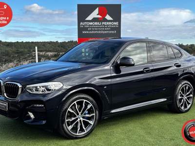 BMW X4 xDrive 30d M-Sport (APP/Virtual/Retro/Navi3D) Nero usata Castellaneta
