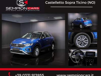 Volkswagen T-Roc 1.0 TSI 110cv Life RESTYLING PREZZO REALE Blu/Azzurro usata Castelletto Sopra Ticino