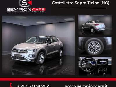Volkswagen T-Roc 1.0 TSI 110cv Life RESTYLING PREZZO REALE Argento usata Castelletto Sopra Ticino