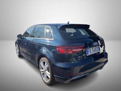 Audi A3 30 g-tron S tronic Sport   TG FX348ZE Blu/Azzurro usata Oderzo