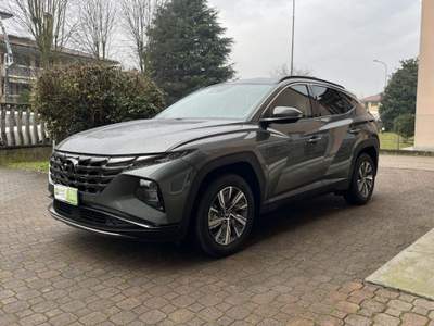 Hyundai Tucson 1.6 T-GDI 180 CV MHEV Excellence Verde usata Cava Manara