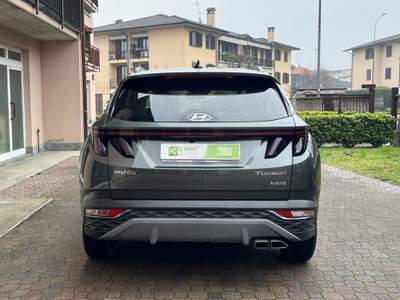 Hyundai Tucson 1.6 T-GDI 180 CV MHEV Excellence Verde usata Cava Manara