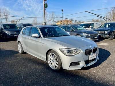 BMW Serie 1 114d d 5p. MSPORT+SOLO 90000 KM+NEOPATENTATI Grigio usata Roburent