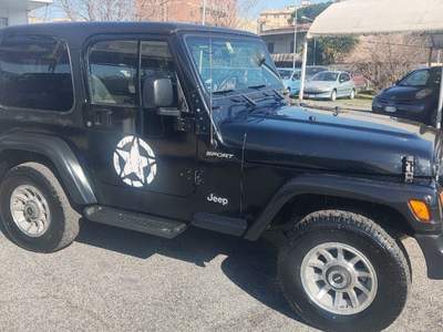 Jeep Wrangler 2.4 cat Sport Nero usata Roma