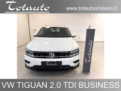 Volkswagen Tiguan 2.0 TDI SCR Business BlueMotion Technology Bianco usata Ghilarza