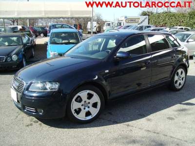 Audi A3 SPB. 2.0 16V TDI Attraction Blu/Azzurro usata Roma