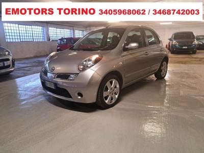 Nissan Micra 1.2 16V 5 porte n-tec **Neopatentati OK** Argento usata Borgaro Torinese