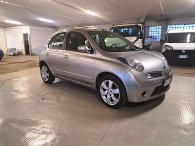 Nissan Micra 1.2 16V 5 porte n-tec **Neopatentati OK** Argento usata Borgaro Torinese