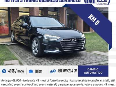Audi A4 Avant 40 TFSI S tronic Business Advanced Nero usata Limbiate