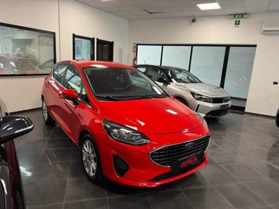 Ford Fiesta 1.0 Ecoboost Hybrid 125 CV 5 porte Titanium Rosso usata Iglesias