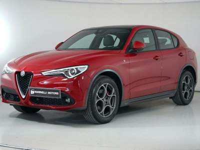 Alfa Romeo Stelvio 2.2 Turbodiesel 210 CV AT8 Q4 Ti TETTO ADAS Rosso usata Rosignano Marittimo
