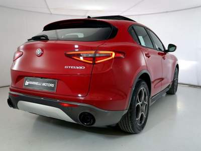 Alfa Romeo Stelvio 2.2 Turbodiesel 210 CV AT8 Q4 Ti TETTO ADAS Rosso usata Rosignano Marittimo