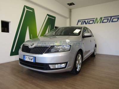 Skoda Rapid Spaceback 1.6 TDI CR 90 CV Ambition Argento usata Fino Mornasco