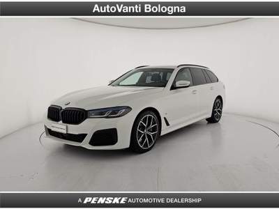 BMW Serie 5 524d d 48V xDrive Touring Msport Bianco usata Granarolo dell'Emilia