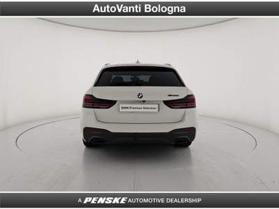 BMW Serie 5 524d d 48V xDrive Touring Msport Bianco usata Granarolo dell'Emilia