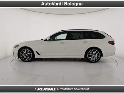 BMW Serie 5 524d d 48V xDrive Touring Msport Bianco usata Granarolo dell'Emilia