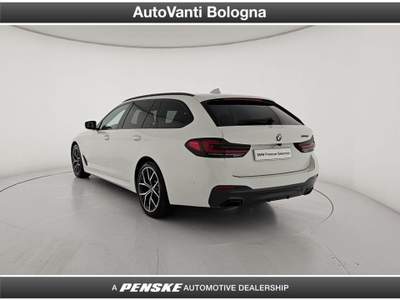 BMW Serie 5 524d d 48V xDrive Touring Msport Bianco usata Granarolo dell'Emilia