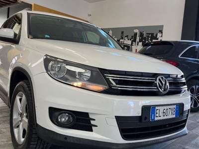 Volkswagen Tiguan 2.0 TDI 110 CV T&F GANCIO TRAINO OM. NEOPAT. Bianco usata Borgo San Dalmazzo