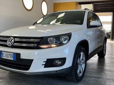 Volkswagen Tiguan 2.0 TDI 110 CV T&F GANCIO TRAINO OM. NEOPAT. Bianco usata Borgo San Dalmazzo