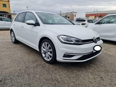 Volkswagen Golf 1.6 TDI 115 CV 5p. Executive BlueMotion Technology Bianco usata Cassino