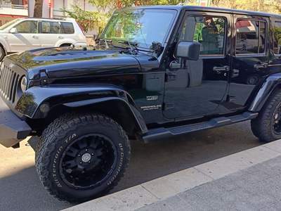 Jeep Wrangler Unlimited 2.8 CRD DPF Auto Nero usata Putignano Jeep Wrangler Unlimited 2.8 CRD DPF Auto Nero usata Putignano