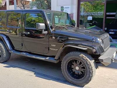 Jeep Wrangler Unlimited 2.8 CRD DPF  Auto Nero usata Putignano