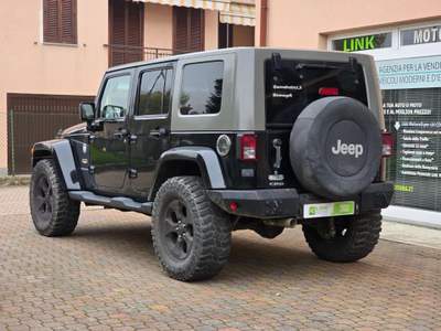 Jeep Wrangler Sahara 2.8 CRDi 177 CV 4x4 Automatic Nero usata Cava Manara